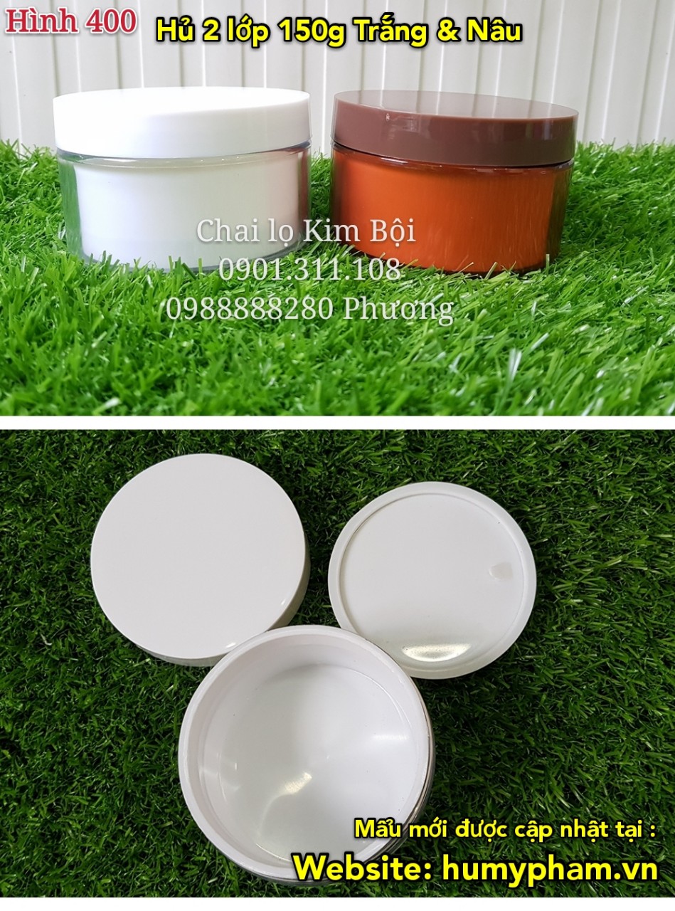 hủ đựng kem 2 lớp